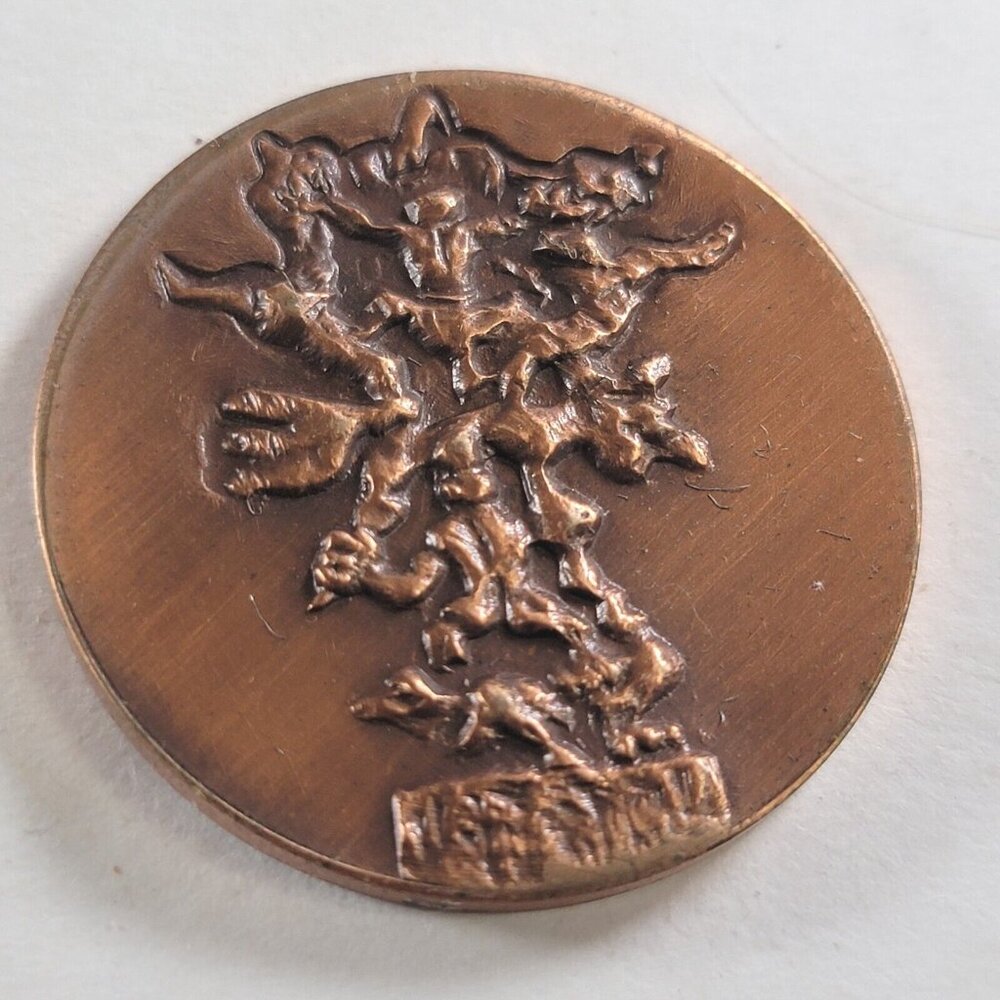 1978 Hadassah National Convention Coin 2" Psalms 128:5 Art Revr Men Form Tree